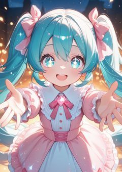 【漫画】初音ミクを飼ってます　?!