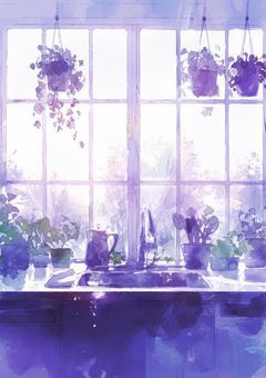 ダリアの花を散らして 、 