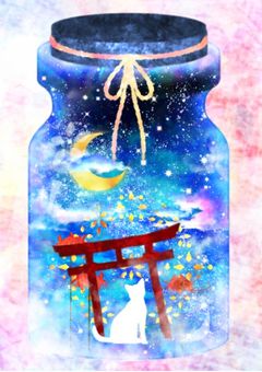 鏡花ちゃんがあくねこの世界に!?