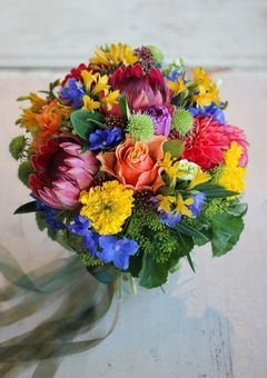 七色の花束 .
