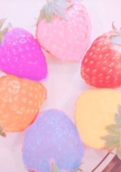 虐められている青い子