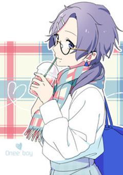稲荷ちゃんと朱雨のイラスト企画展示