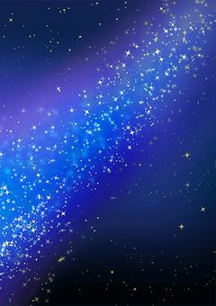 流れ星は星を流す。