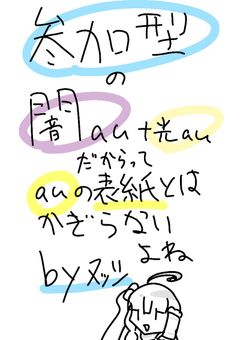 アンダーテールauの参加型らしい