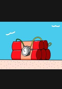 この島に爆弾が仕掛けられています .