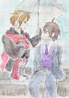 雨を遮ったのは
