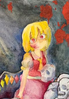 第一回‼︎東方キャライラストコンテスト【紅妖永花】