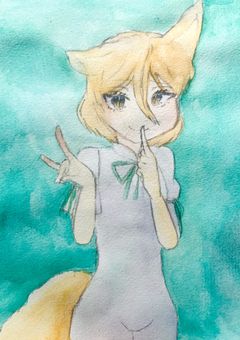 第四回‼︎東方キャライラストコンテスト【虹獣＋黄昏フロンティア】