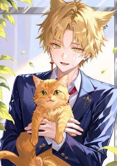 ニンゲンに化けてる猫です。