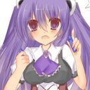 可愛い青髪の女の子
