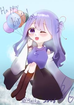 誕生日だーイラストだーかんぼだー(は？)