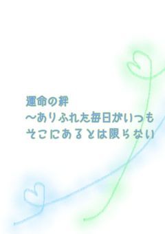 運命の絆〜ありふれた毎日がいつもそこにあるとは限らない