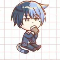 青 。@低クオリティさんのアイコン画像