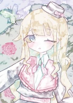 メノウのイラスト展示会