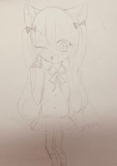 ねこまる(妹)の絵描き部屋