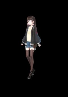 極楽蝶の紅一点の女の子は...。