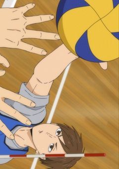 前の席の二口くん。