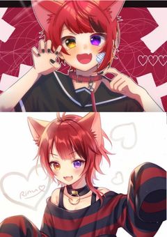 堕ちた赤と、悲しき青猫