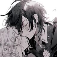 鎖華月　@ねむすぎ、一生冬眠、　ペア画ちゅ〜さんのアイコン画像