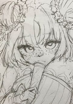 リンバスの絵を描く