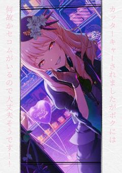 カッターキャーされましたがボクには何故かセコムがいるので大丈夫そうです！！