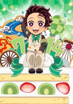 炭治郎と牛乳の落書き！