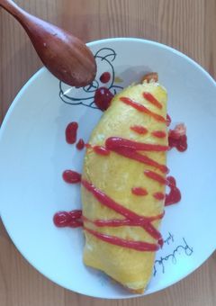 """元"""家庭部の美術部部員が料理作ったののせるだけ