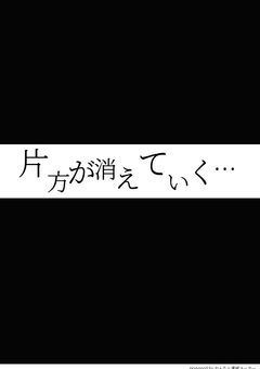 片方が消えていく…