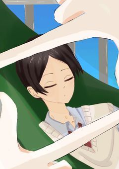 〜2人だけの屋上ハンモックで〜　ー国見英ー