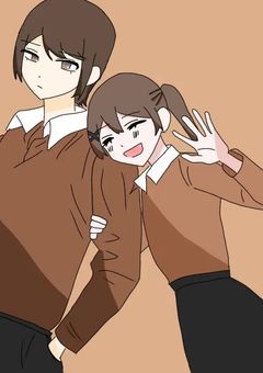 ꒦꒷♡　港町香ったあの子とその子