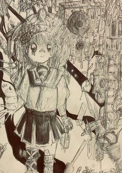 中一絵師 お絵描き部屋✏️㊗️星100嬉死😭😇！