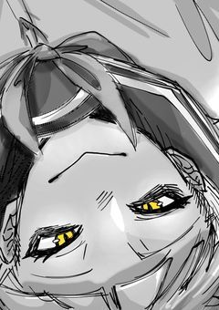 ゲームキャラとかアニメキャラとかの絵描くとこ