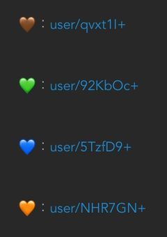 ハートの色の意味