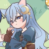 星染麗氷🐈‍⬛❄️🤍@娘ちゃんとペア画中@体調不良で死ぬさんのアイコン画像