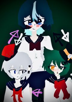 甘酸っぱい青春三角式関係図  。