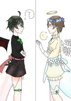 天使、魔界にて悪魔に出会う。