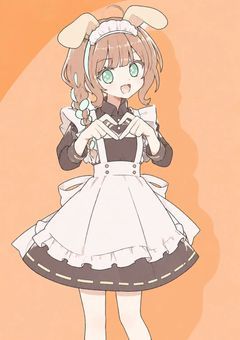 ウサ耳メイドの配信部屋