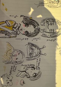 フカヒレの愉快なイラストたち