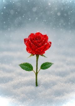 A rose out of reach.