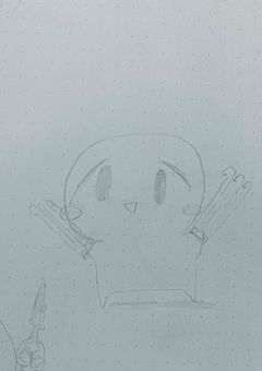 mo4のイラストを描くところ