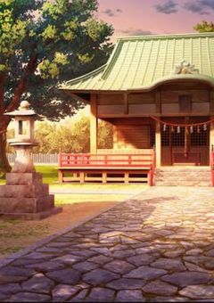 白尾神社の巫女