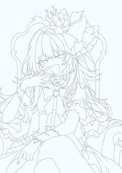 イラスト、塗り絵部屋