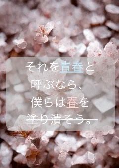 それを青春と呼ぶなら、僕らは春を塗り潰そう。