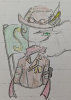 元3年間部長のイラスト