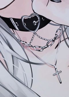 ▷ 首筋に噛み跡 .