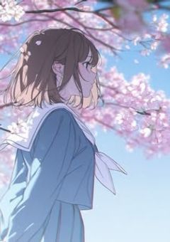 Under the cherryblossoms .