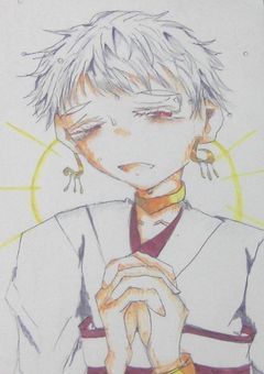 水面に消えた太陽