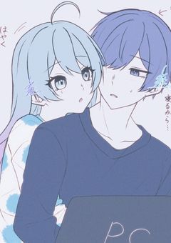 仕事に集中してください！(青水♀)