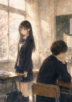 教室の片隅、君の視線