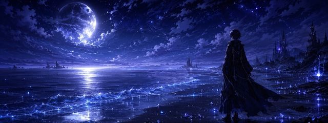 暁月 透夜 #ペア画中〜 #無浮上さんの壁紙画像